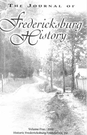 image ofThe Journal of Fredericksburg History, V5