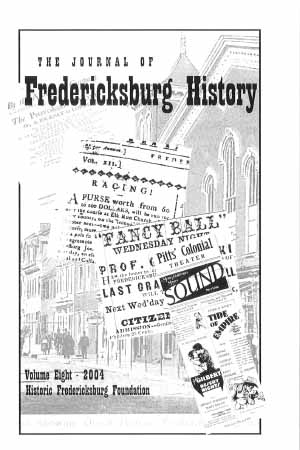 The Journal of Fredericksburg History, V8
